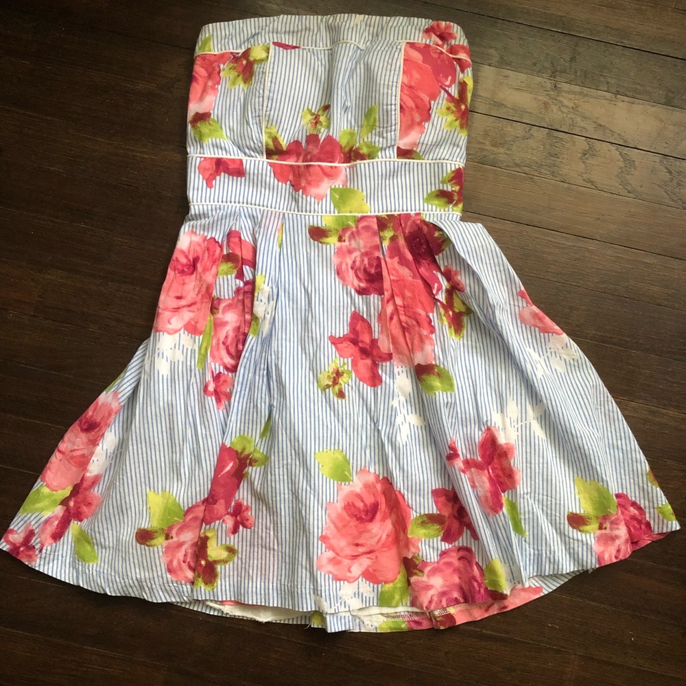 Strapless sun dress